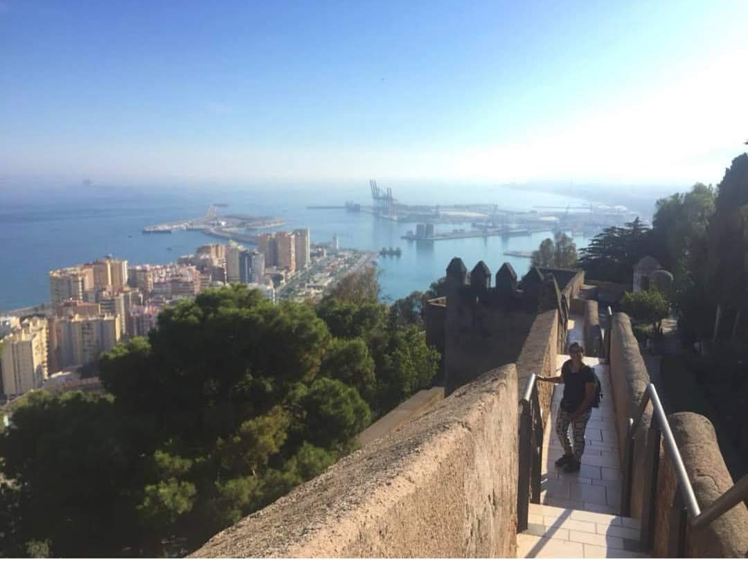 Malaga Spain - amazing view over the city