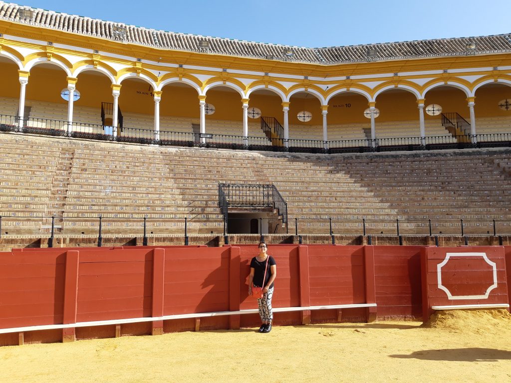 Sevilla Spain bullfight ring