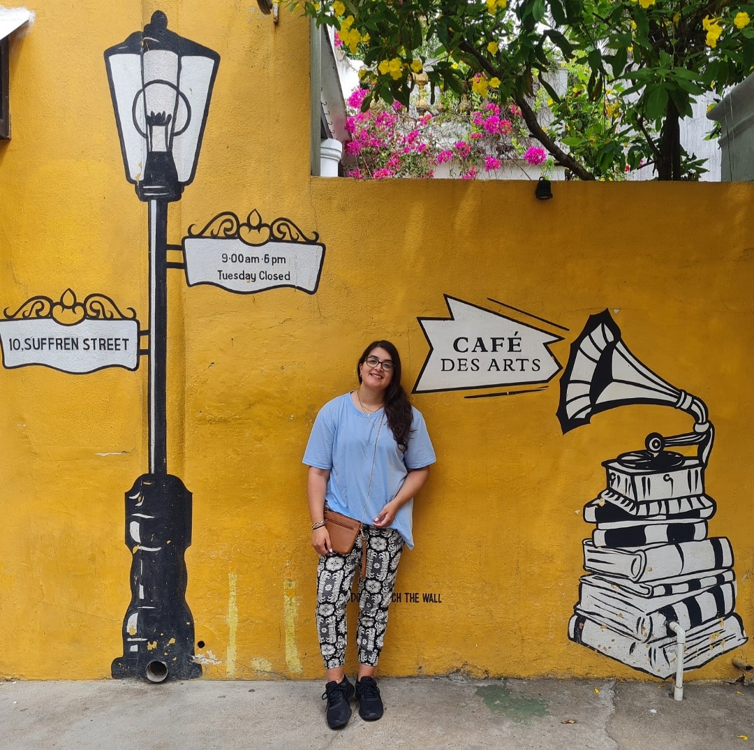 A must-do Bicycle tour in Pondicherry (India) Street art 1