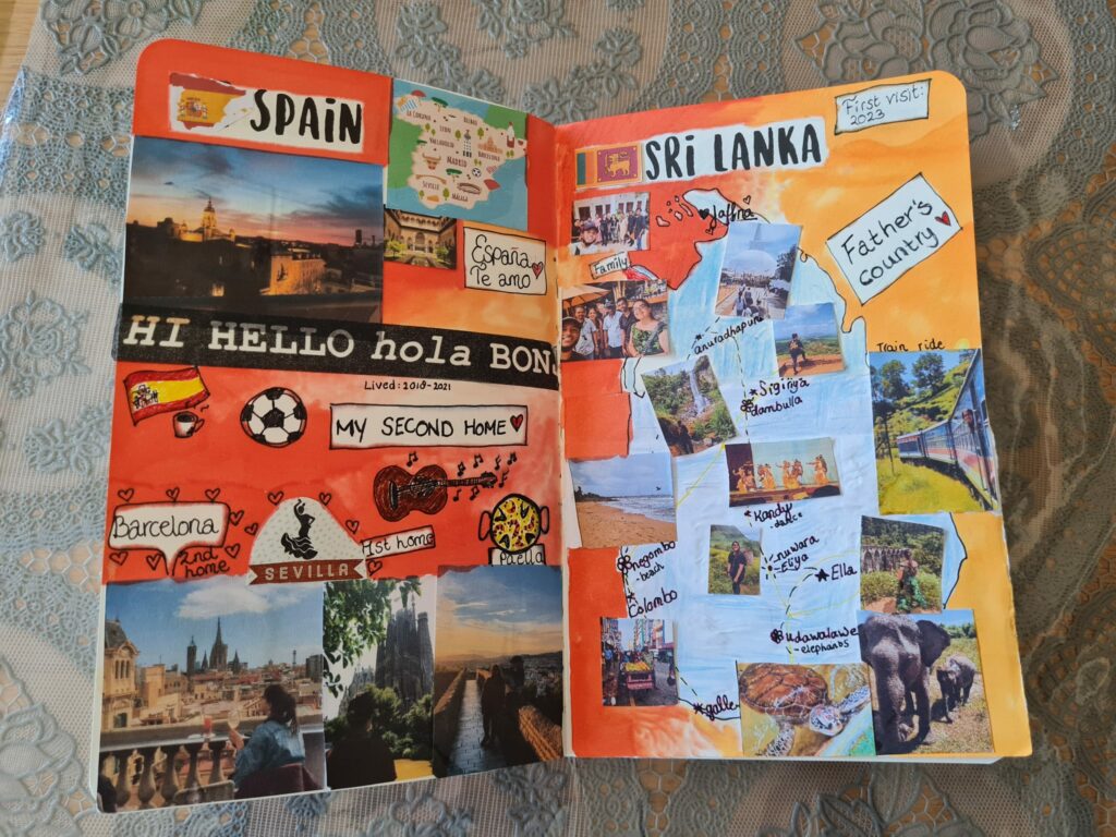 Birthday present for travellers The Adventure Book! Sri Lanka and Spain