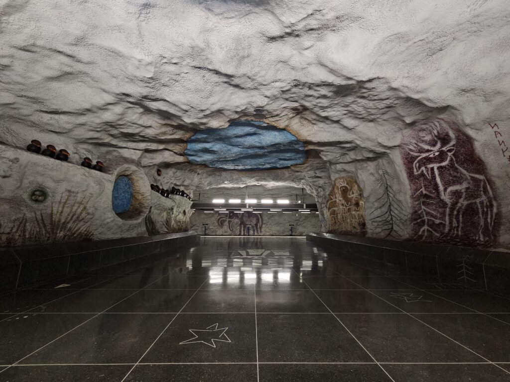 Urban Elegance Stockholm's Most Beautiful Metro Stations (Sweden) tensta 1