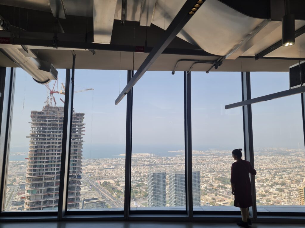 6 reasons why you should visit the Sky Views Observatory in Dubai, UAE glass slide