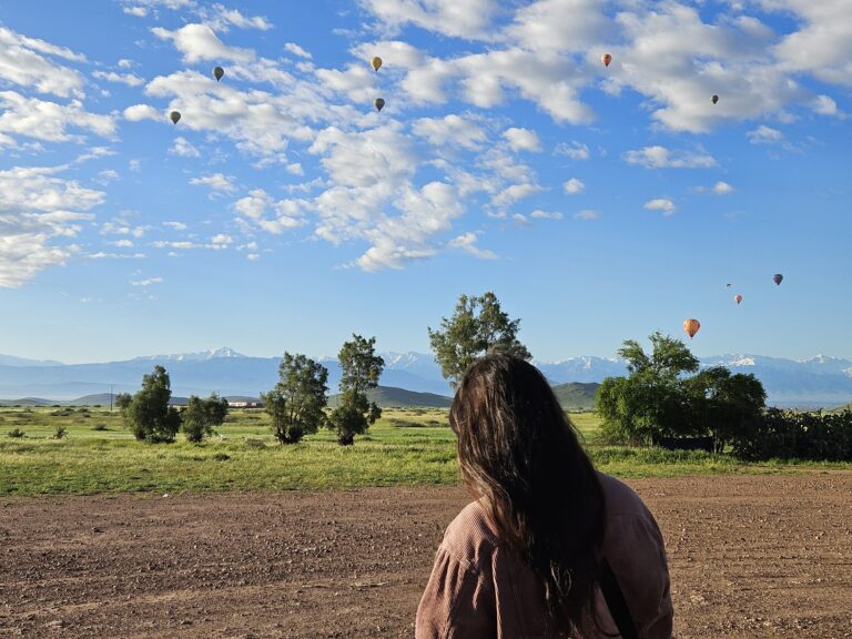What to expect from a hot air balloon ride near Marrakech (Morocco)