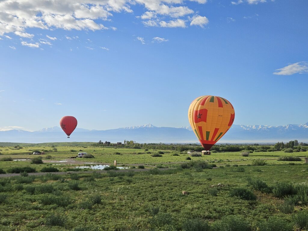 What to expect from a hot air balloon ride near Marrakech (Morocco)